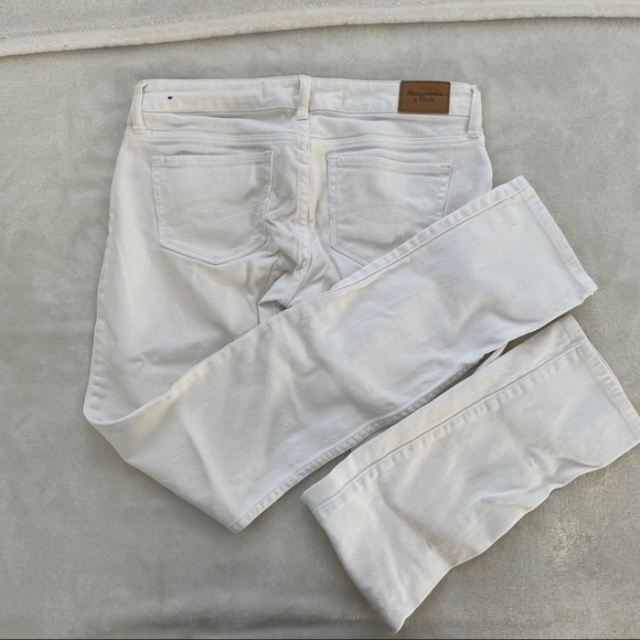 Abercrombie & Fitch White Jeans 26 regular - Picture 4 of 5